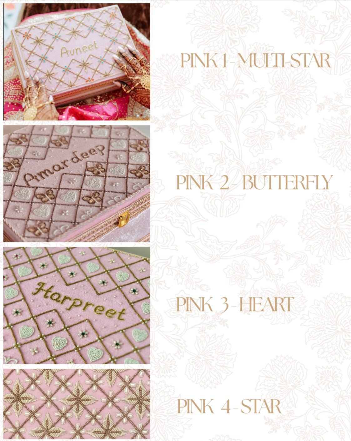 Custom Choora & Kaleeray Box | Bridal Box | Ready - to - ship - Touch Of Elegance