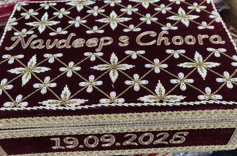 Custom Choora & Kaleeray Box | Bridal Box | Ready - to - ship - Touch Of Elegance