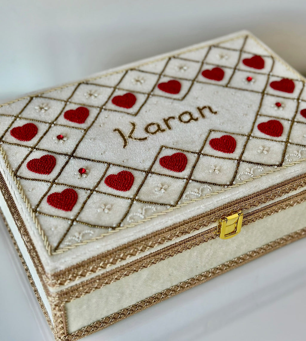 Custom Choora & Kaleeray Box | Ready-to-ship | Bridal Box - Touch Of Elegance