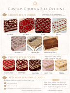 Custom Choora & Kaleeray Box | Ready-to-ship | Bridal Box - Touch Of Elegance