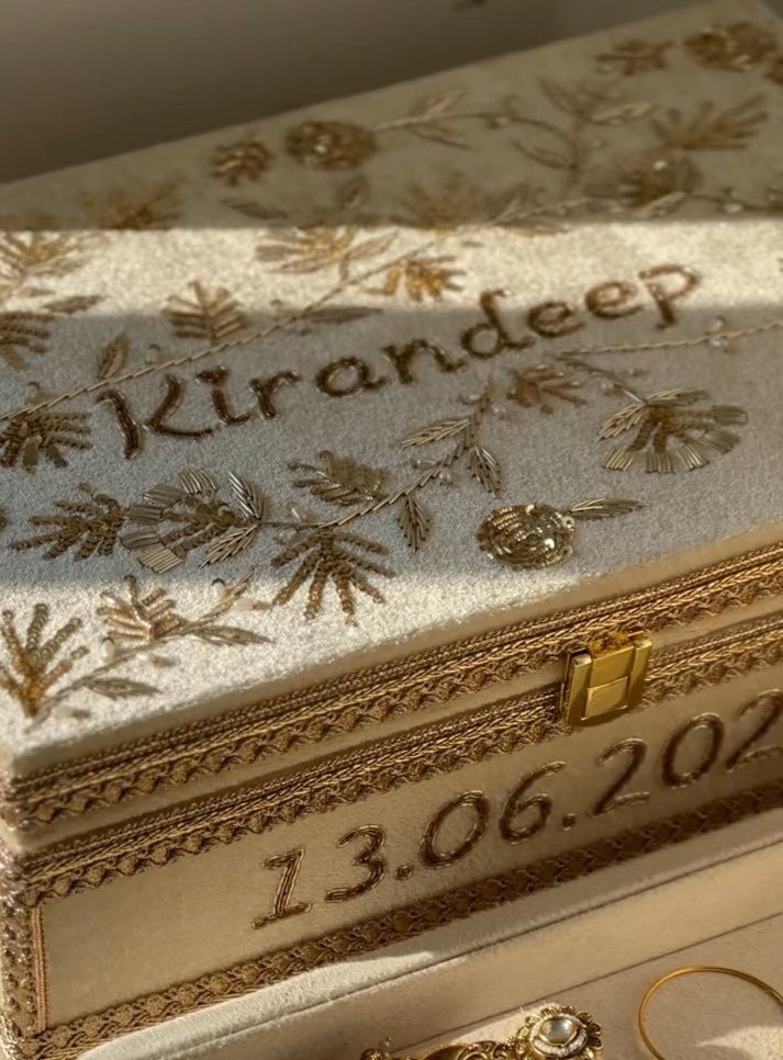 Custom Choora & Kaleeray Box | Ready-to-ship | Bridal Box - Touch Of Elegance