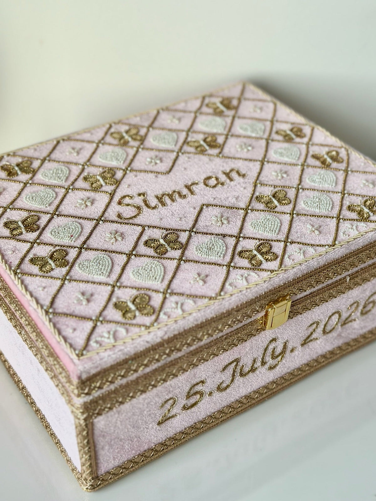 Custom Choora & Kaleeray Box | Ready-to-ship | Bridal Box - Touch Of Elegance
