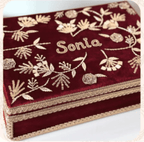 Custom Choora & Kaleeray Box | Ready-to-ship | Bridal Box - Touch Of Elegance