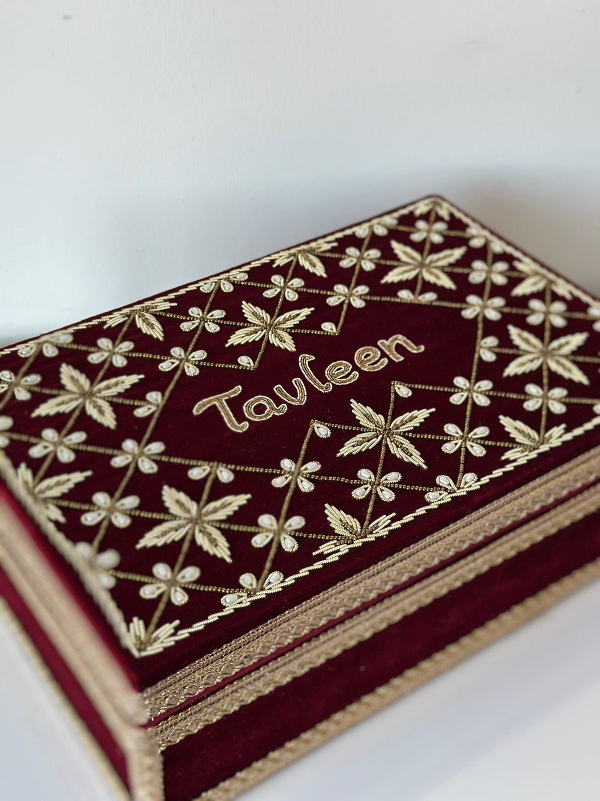 Custom Choora & Kaleeray Box | Ready-to-ship | Bridal Box - Touch Of Elegance