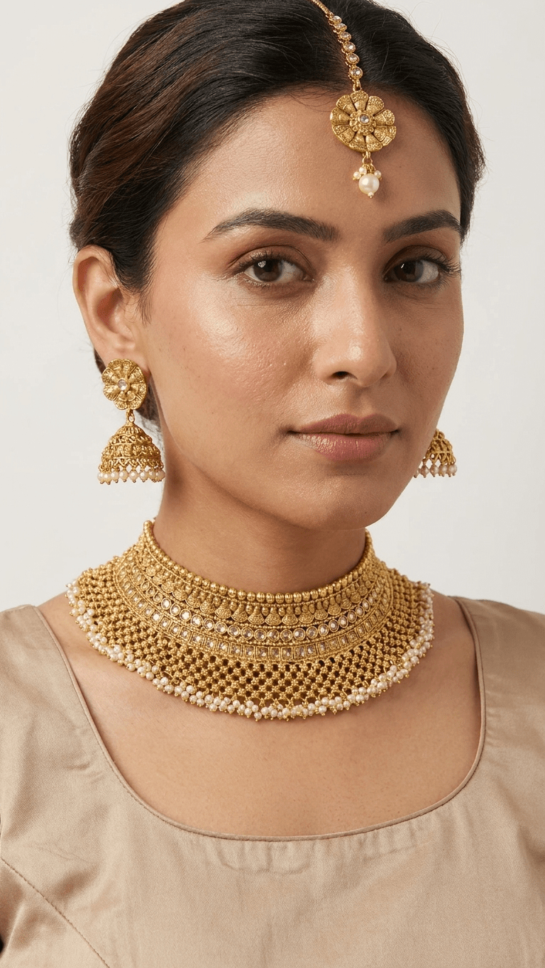 Daya Gold Set | Made - on - order - Touch Of Elegance