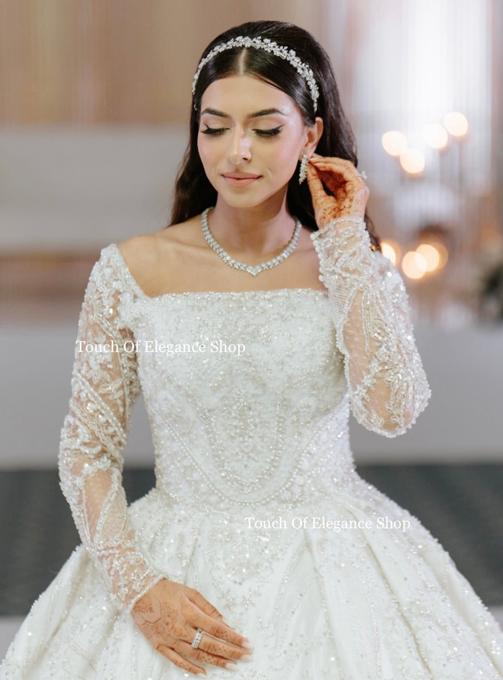 Diamond Bridal Dress - Touch Of Elegance