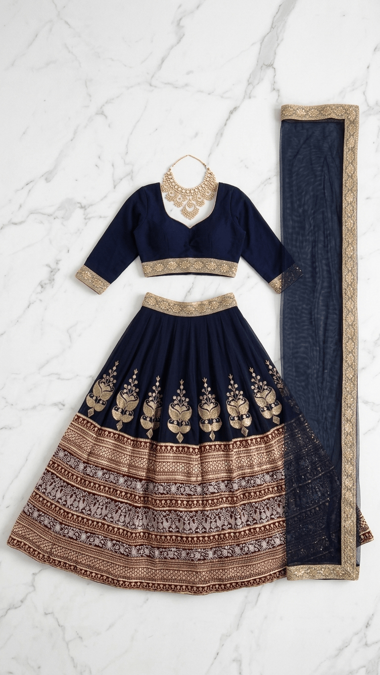 Elegant Eclipse Lehenga - Touch Of Elegance