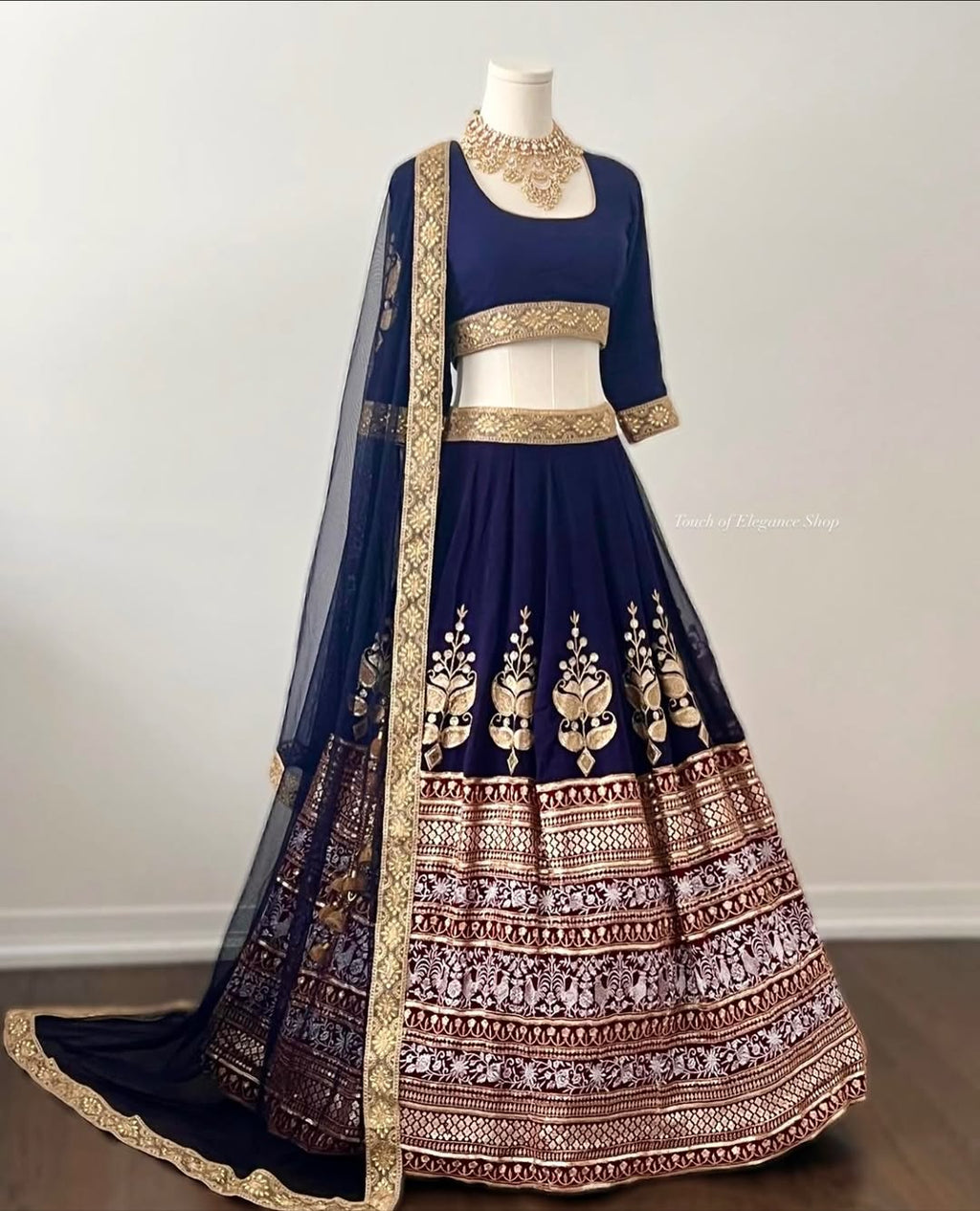 Elegant Eclipse Lehenga - Touch Of Elegance
