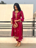 Elegant Ruby Suit - Touch Of Elegance