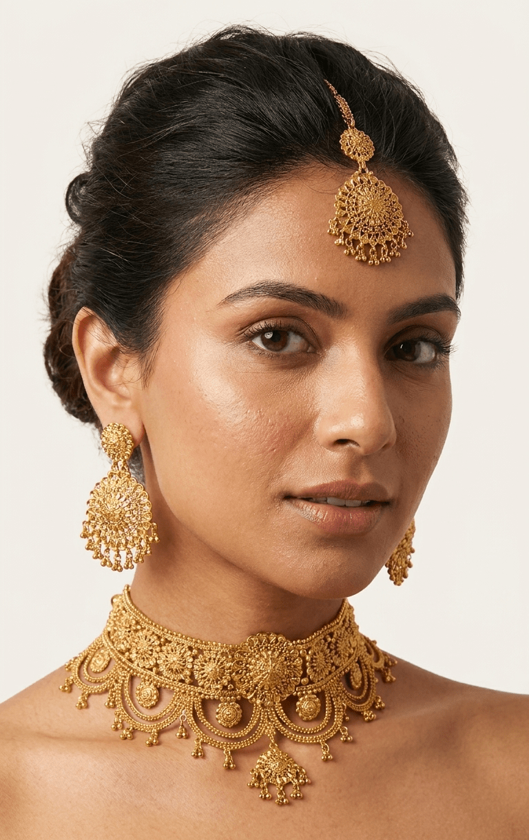 Eliza Gold Set | Made - on - order - Touch Of Elegance