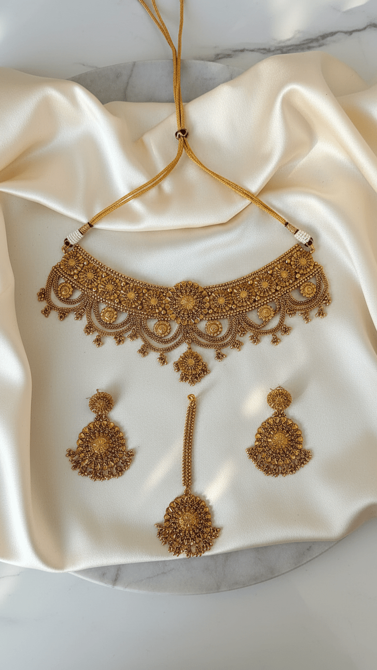 Eliza Gold Set | Made - on - order - Touch Of Elegance