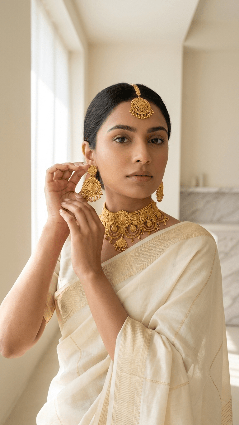 Eliza Gold Set | Made - on - order - Touch Of Elegance