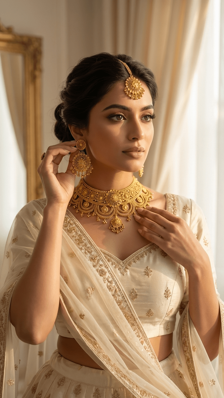 Eliza Gold Set | Made - on - order - Touch Of Elegance