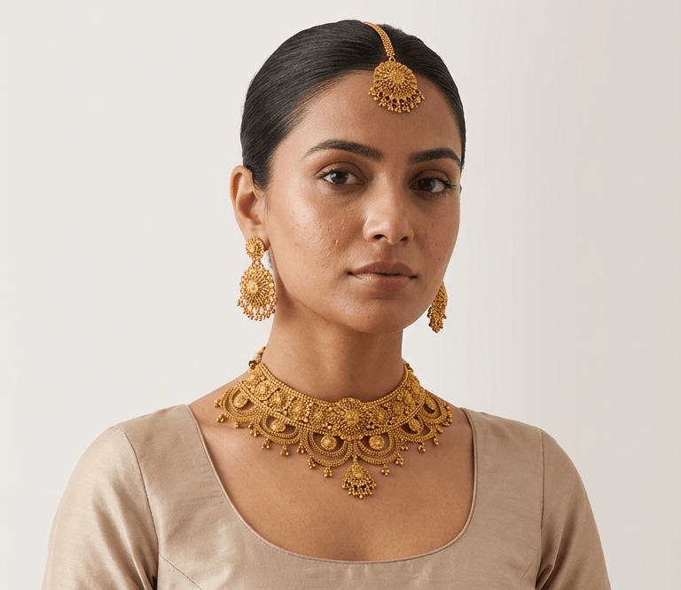 Eliza Gold Set | Made - on - order - Touch Of Elegance
