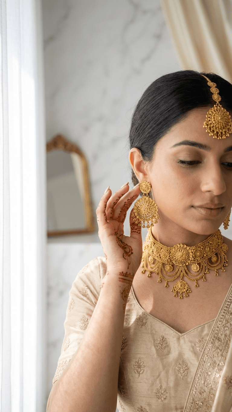 Eliza Gold Set | Made - on - order - Touch Of Elegance