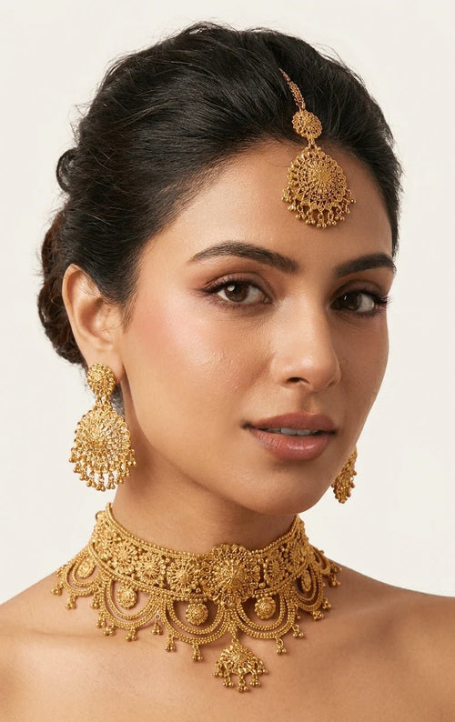 Eliza Gold Set | Ready - to - ship - Touch Of Elegance