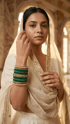Emma Velvet Bangle Set • 2.10 | Ready-to-ship - Touch Of Elegance