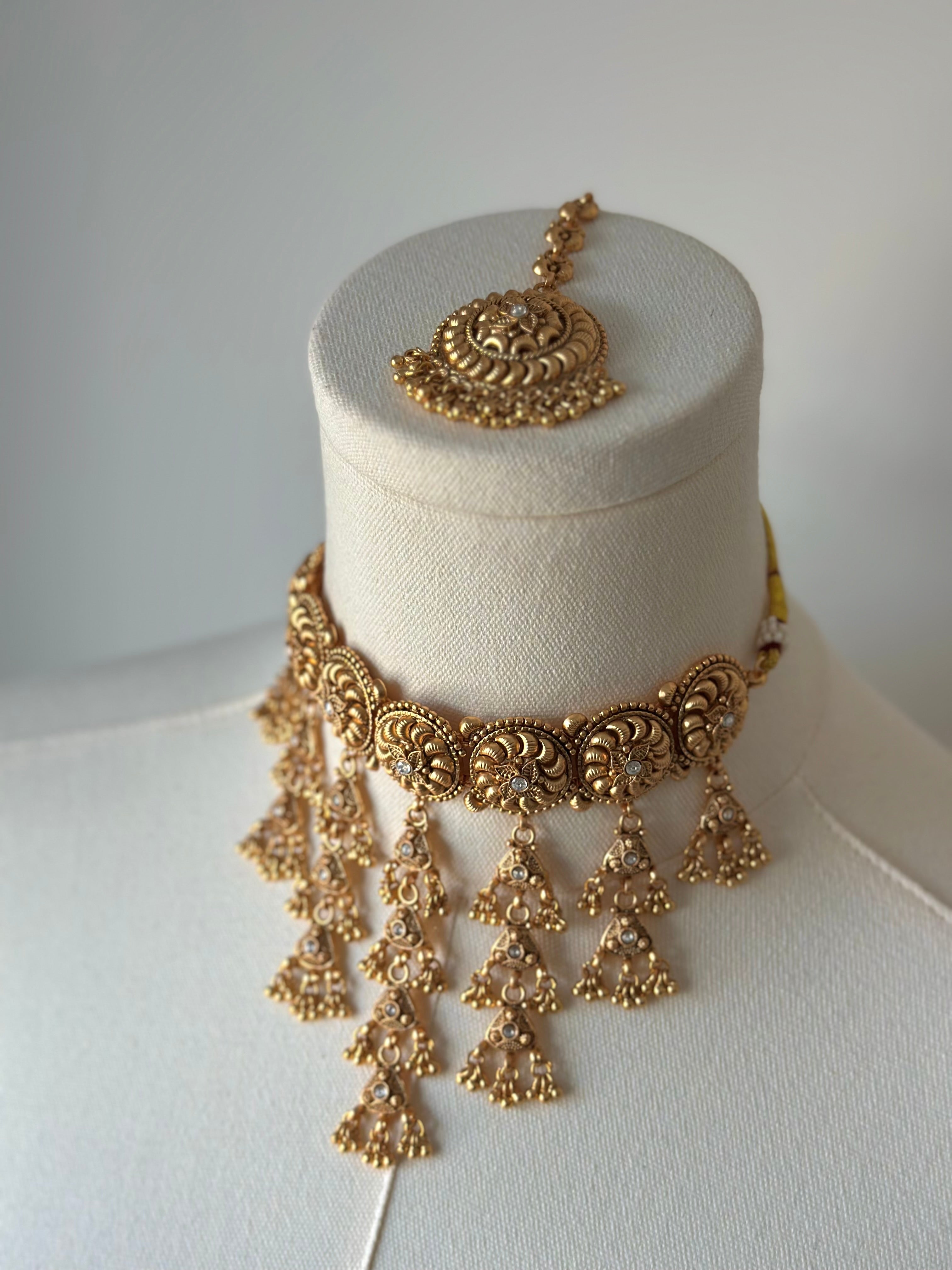 Emreen Gold Set | Ready - to - ship - Touch Of Elegance