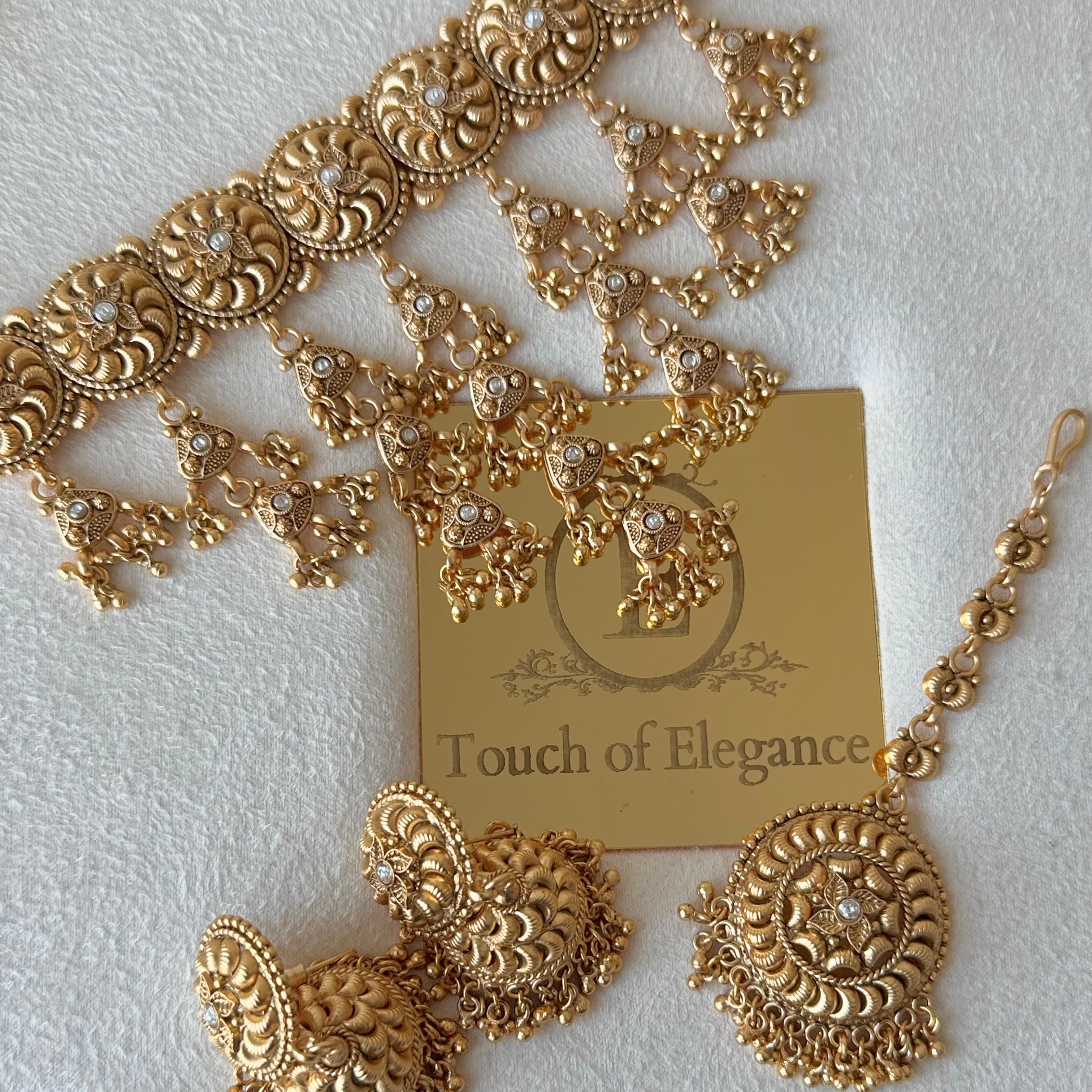 Emreen Gold Set | Ready - to - ship - Touch Of Elegance