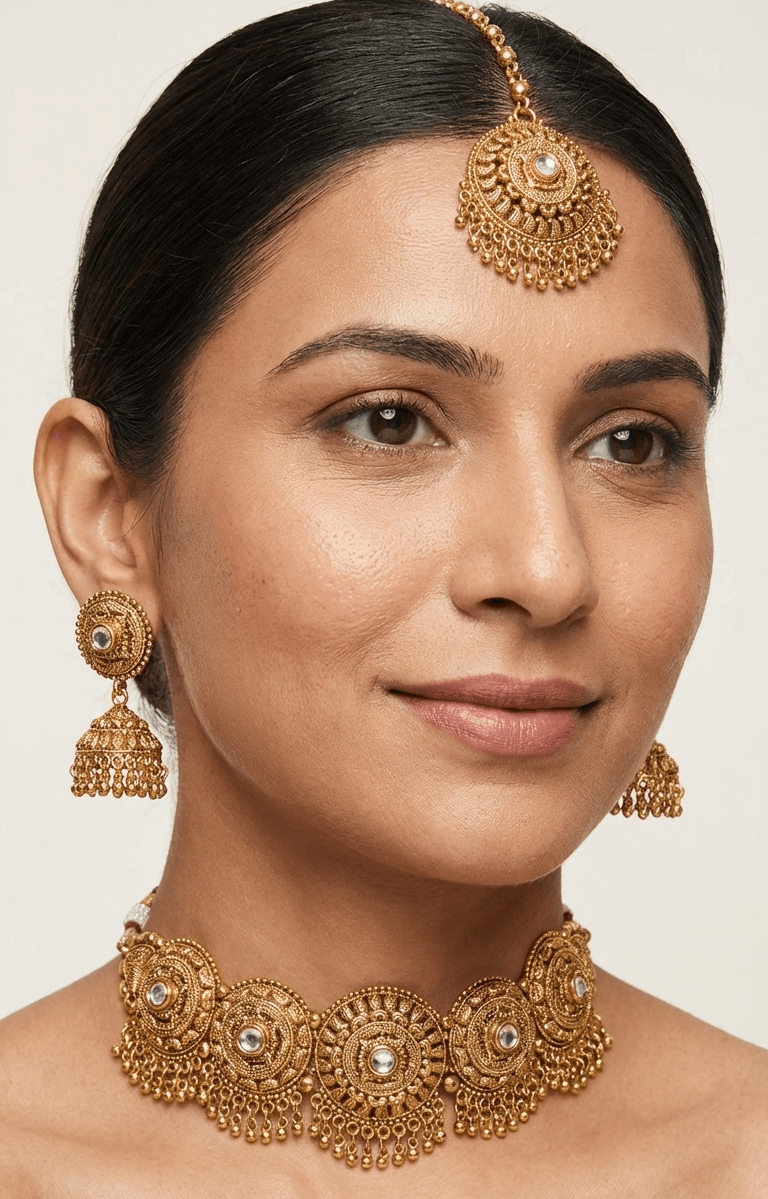 Erina Gold Set | Ready - to - ship - Touch Of Elegance