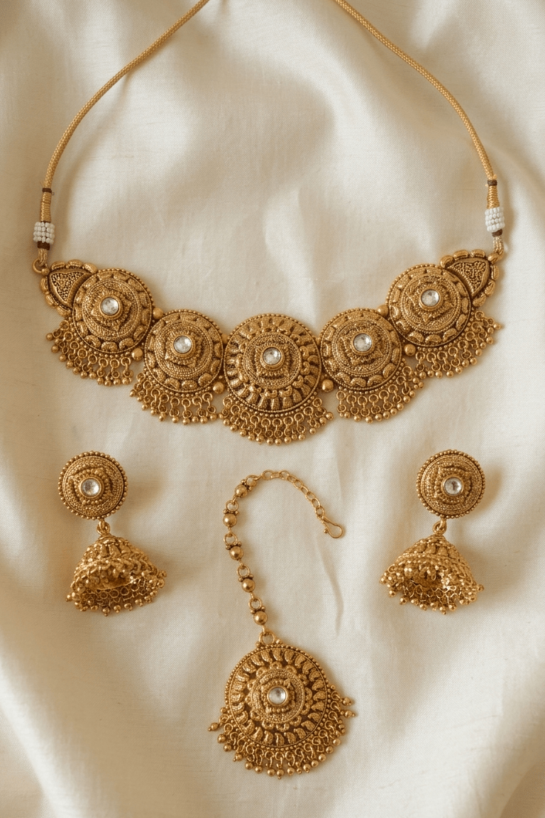 Erina Gold Set | Ready - to - ship - Touch Of Elegance