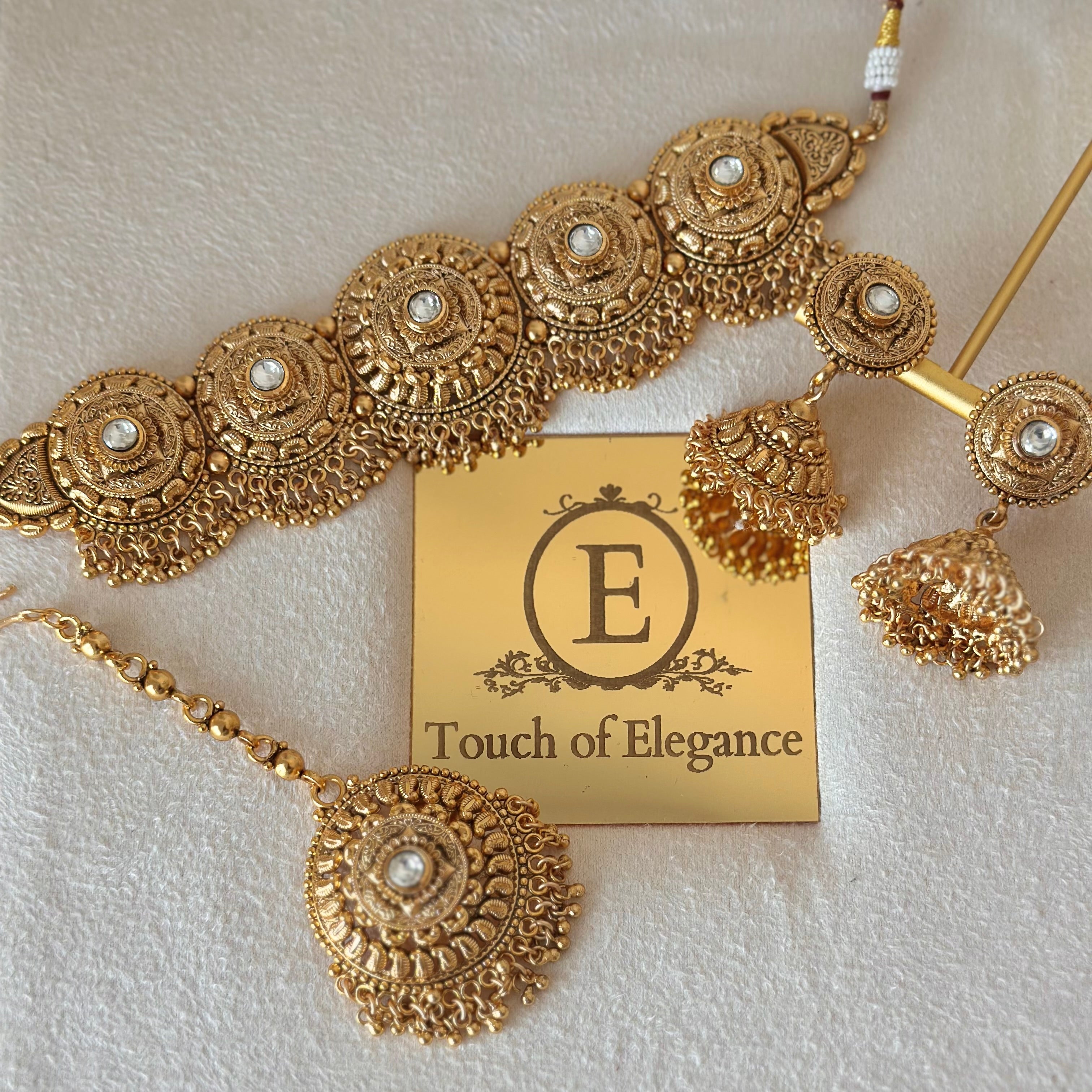 Erina Gold Set | Ready - to - ship - Touch Of Elegance