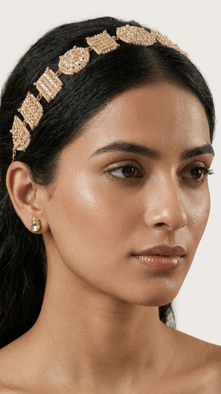 Flower Sheeshphool | Ready - to - ship - Touch Of Elegance
