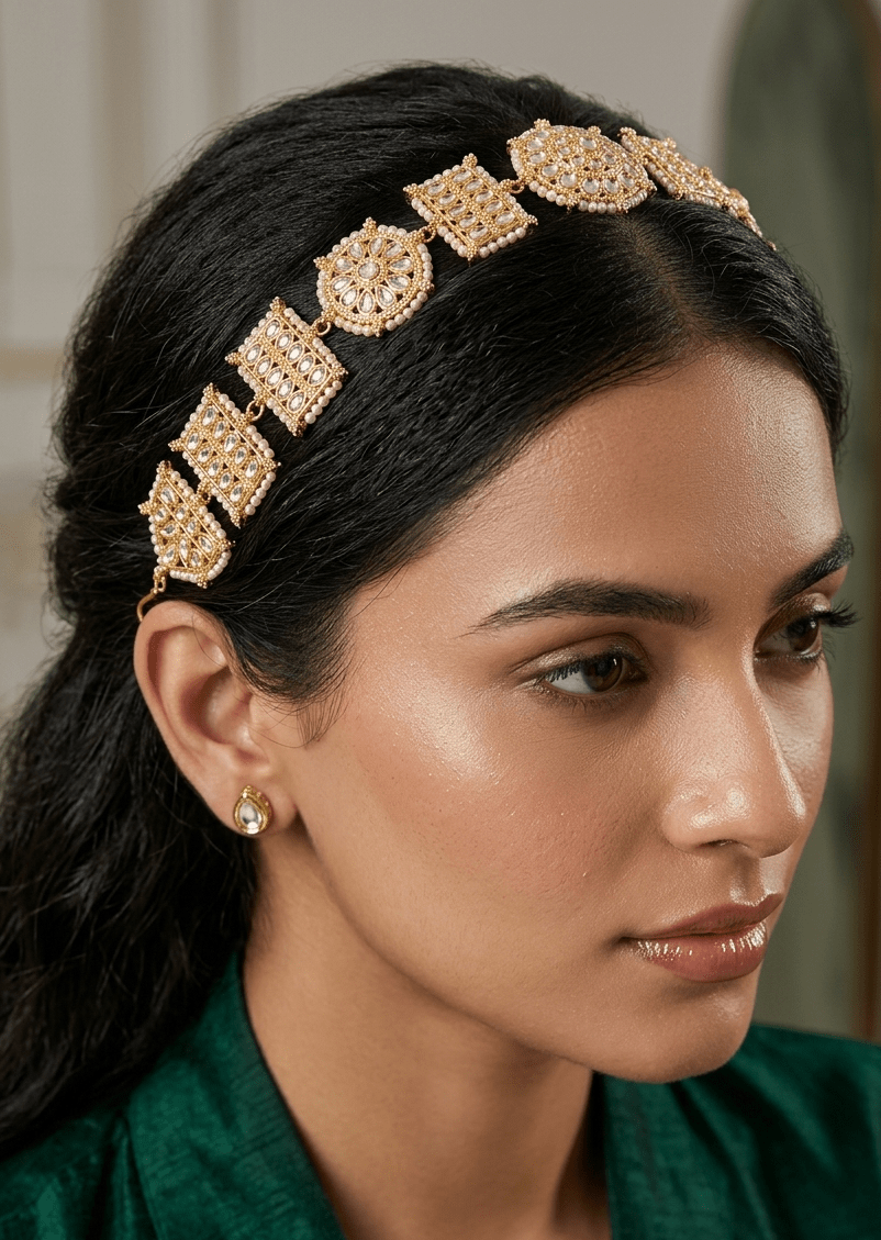 Flower Sheeshphool | Ready - to - ship - Touch Of Elegance