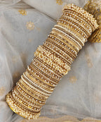 Gina Gold Bangle Set | Ready - to - ship - Touch Of Elegance