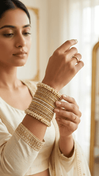 Gina Gold Bangle Set | Ready - to - ship - Touch Of Elegance