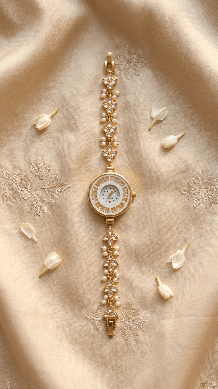 Gina Gold - plated Watch | Ready - to - Ship - Touch Of Elegance