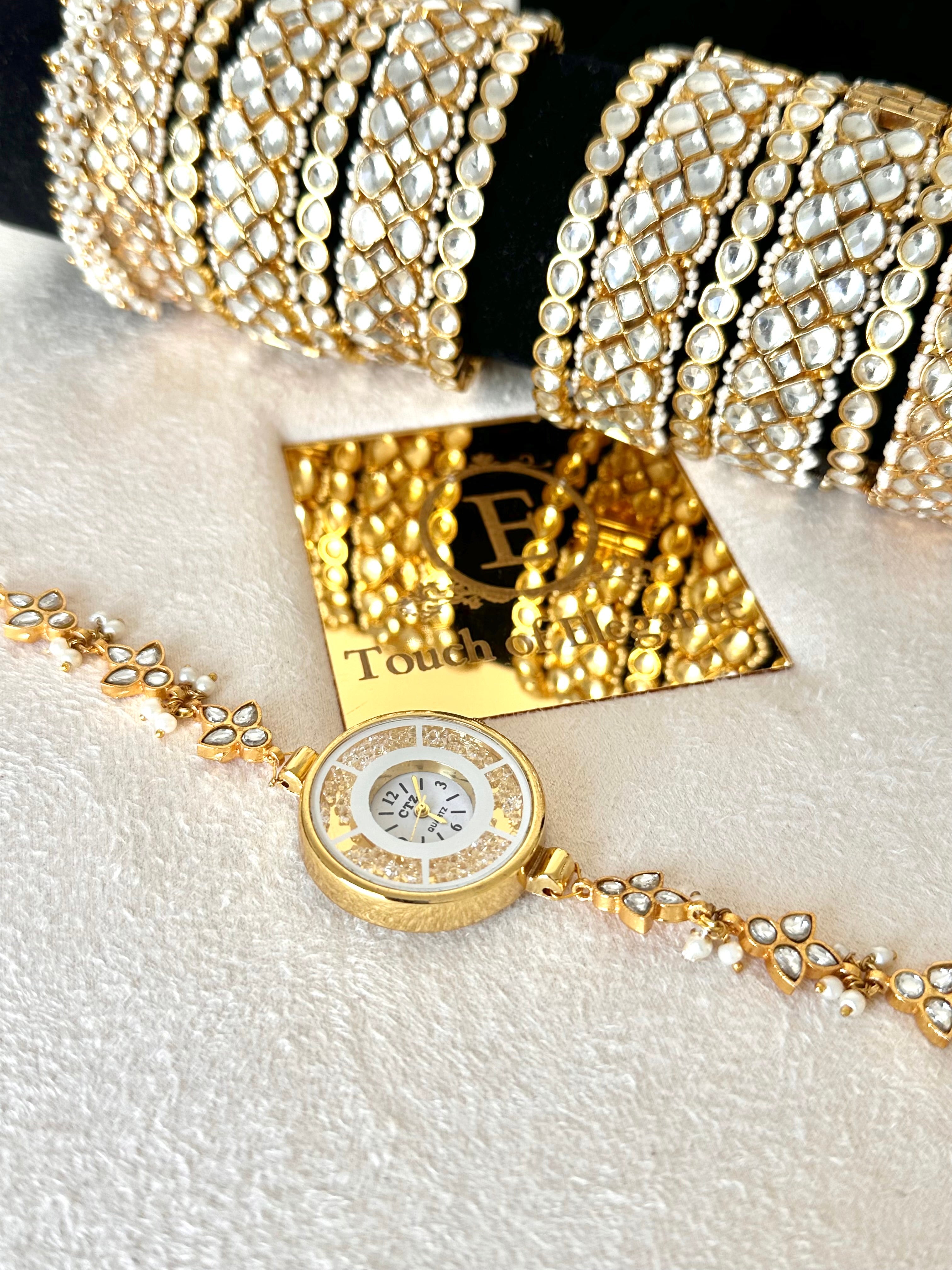 Gina Gold - plated Watch | Ready - to - Ship - Touch Of Elegance