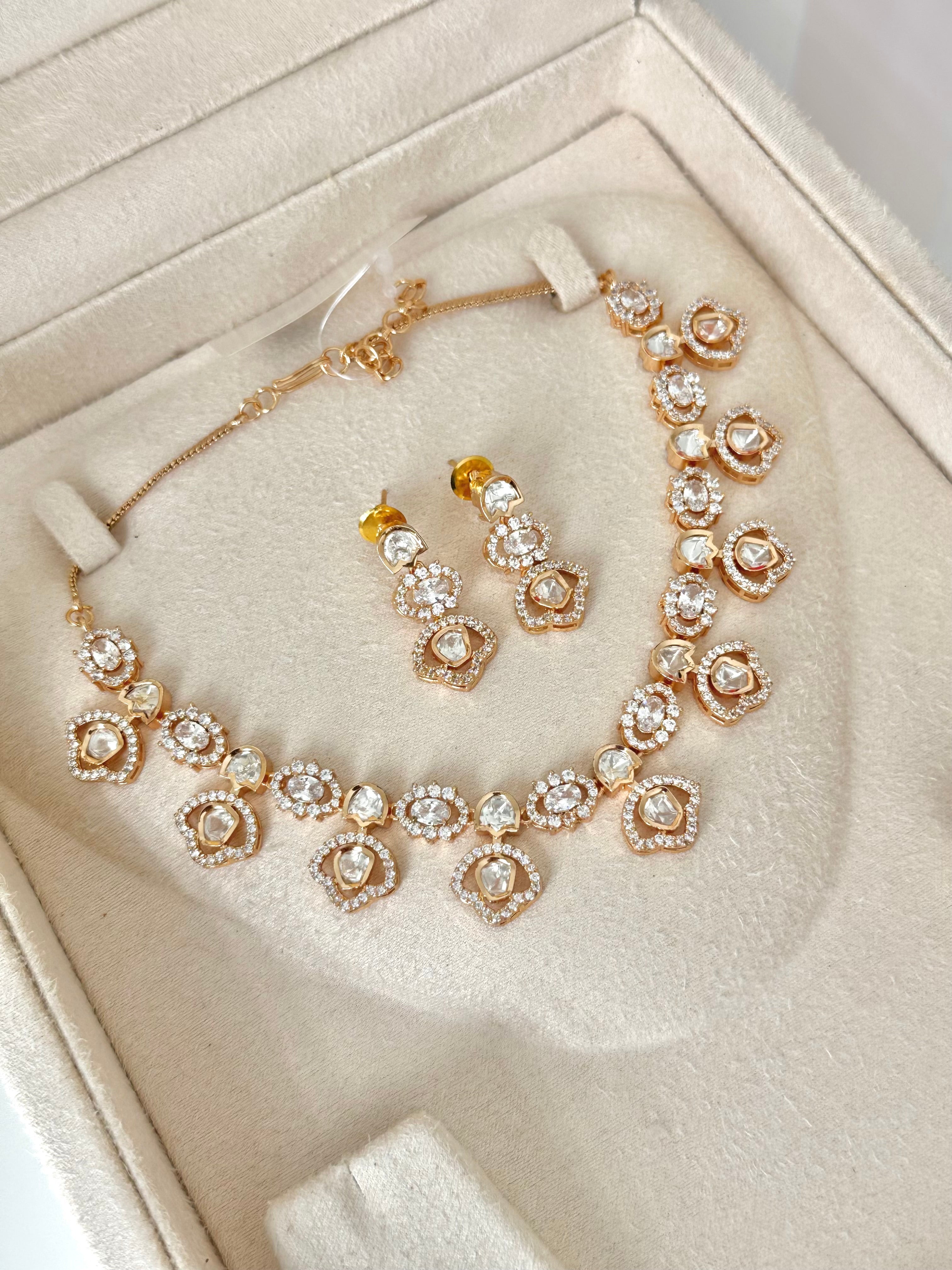 Gold Flower Set | Ready - to - ship - Touch Of Elegance