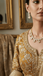 Gold Flower Set | Ready - to - ship - Touch Of Elegance
