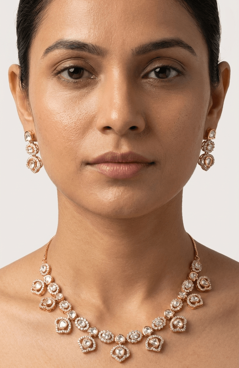 Gold Flower Set | Ready - to - ship - Touch Of Elegance