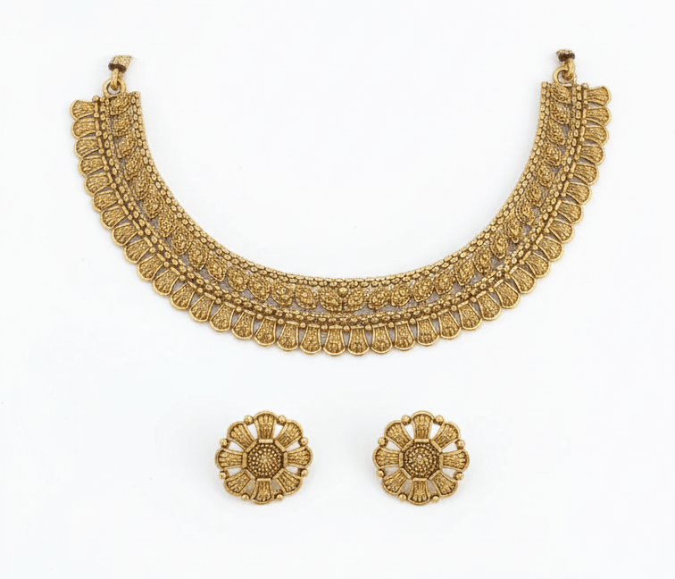Gold Petal Set | Ready - to - ship - Touch Of Elegance