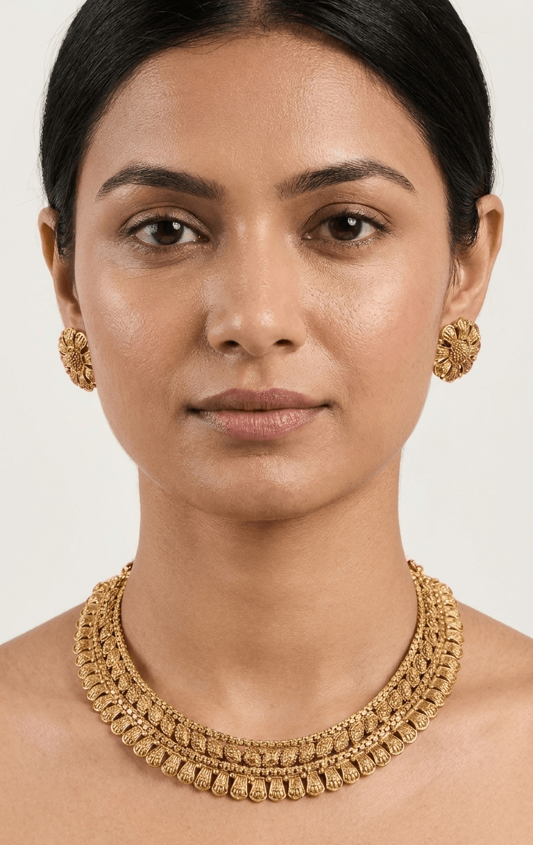 Gold Petal Set | Ready - to - ship - Touch Of Elegance