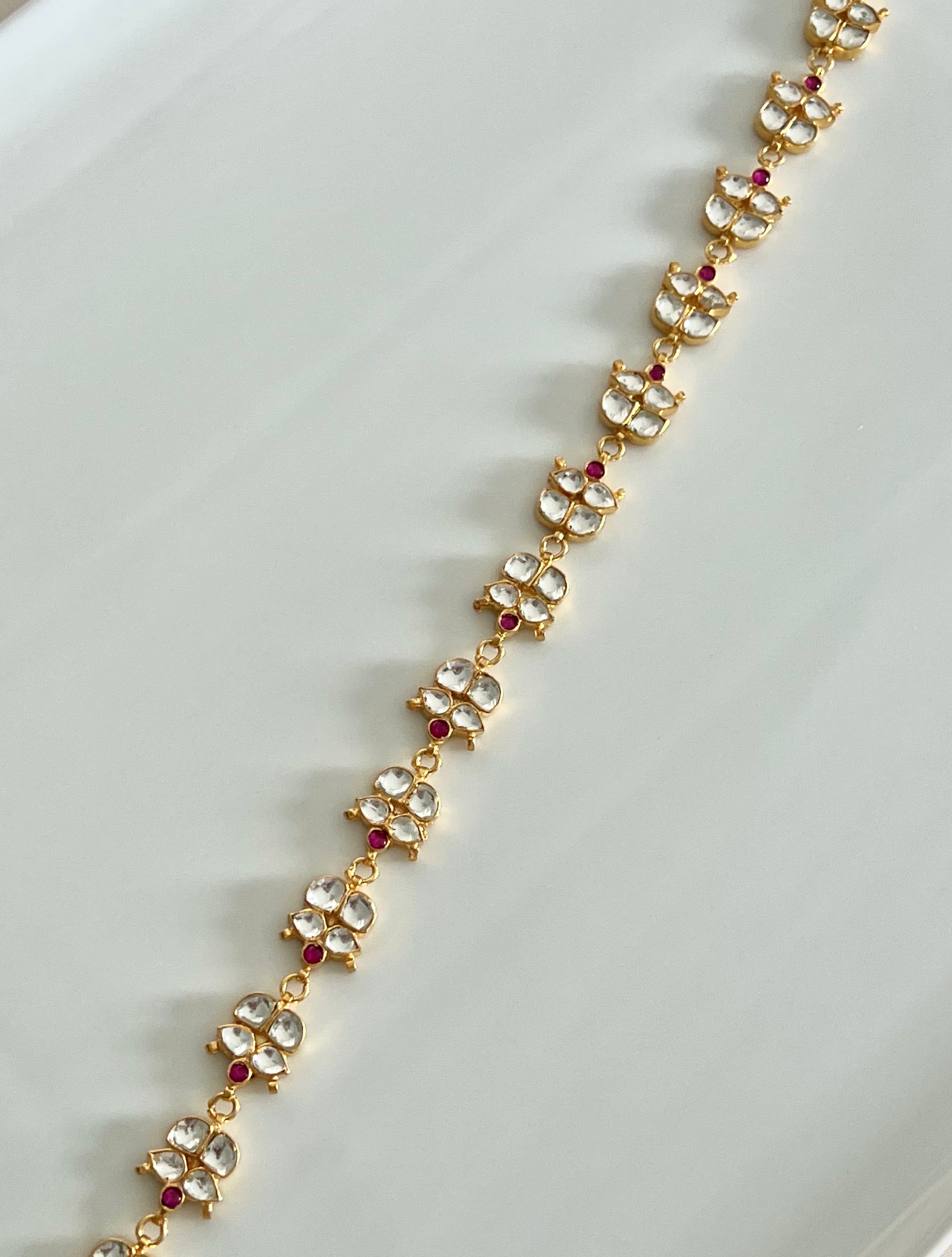 Gold - plated Pachi Kundan Sheeshphool | Pre - order - Touch Of Elegance