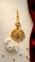 Gold Tikka | Ready-to-ship (one-piece tikka) - Touch Of Elegance
