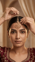 Gold Tikka | Ready-to-ship (one-piece tikka) - Touch Of Elegance