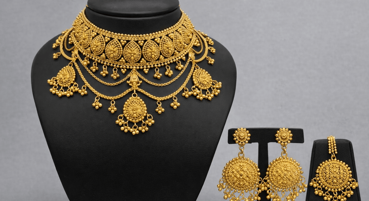 Golden Elegance Set | Made - on - order - Touch Of Elegance