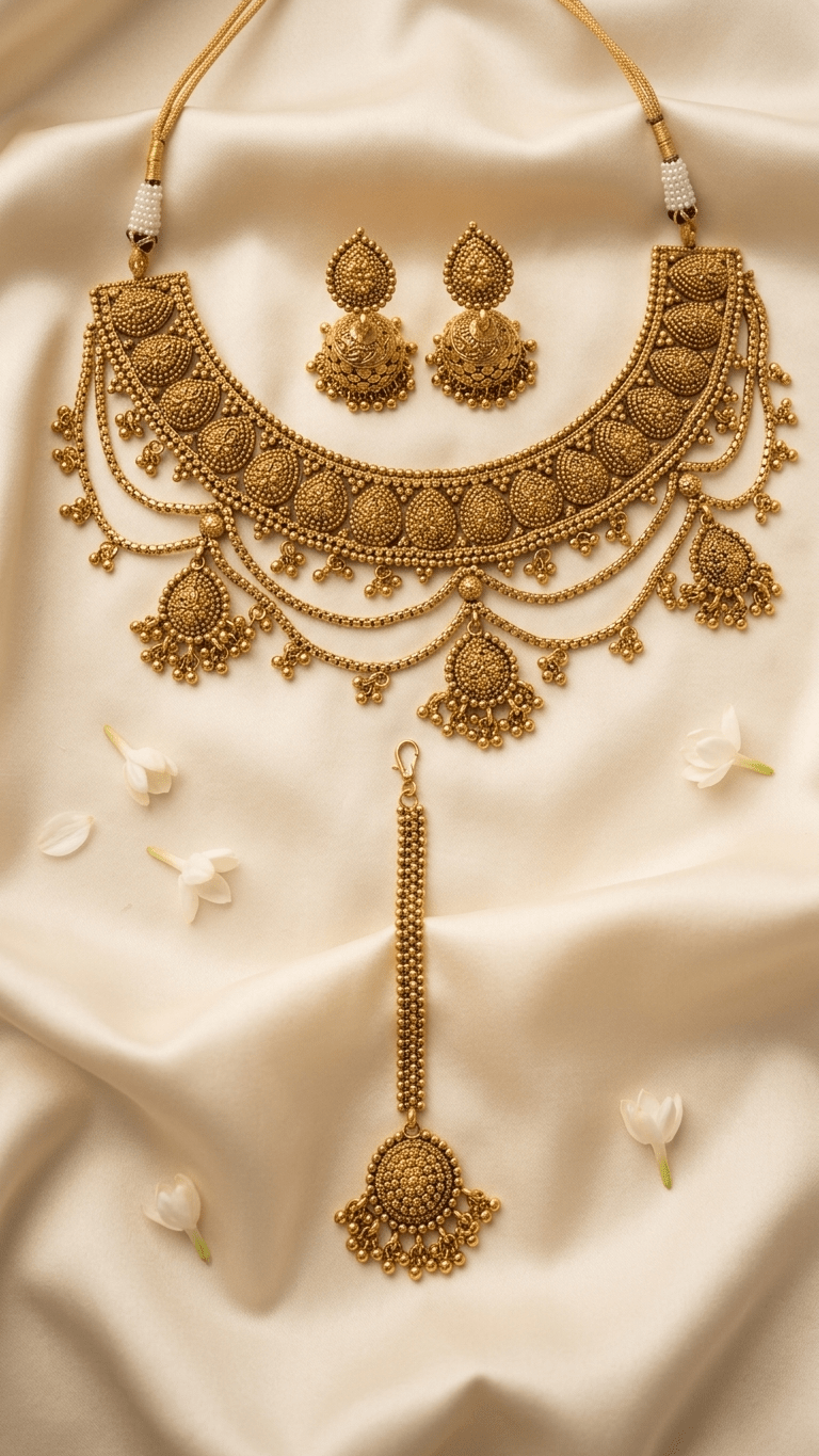 Golden Elegance Set | Ready - to - ship - Touch Of Elegance