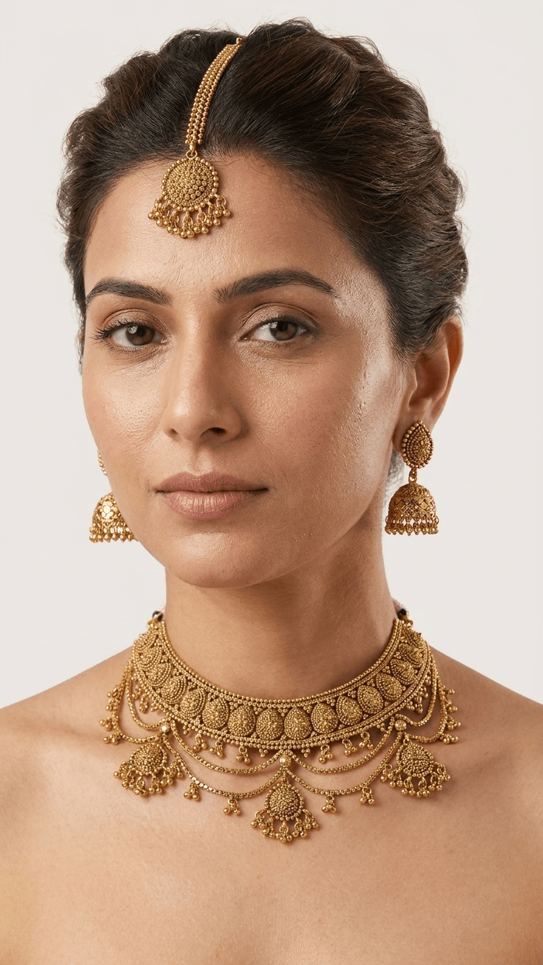 Golden Elegance Set | Ready - to - ship - Touch Of Elegance