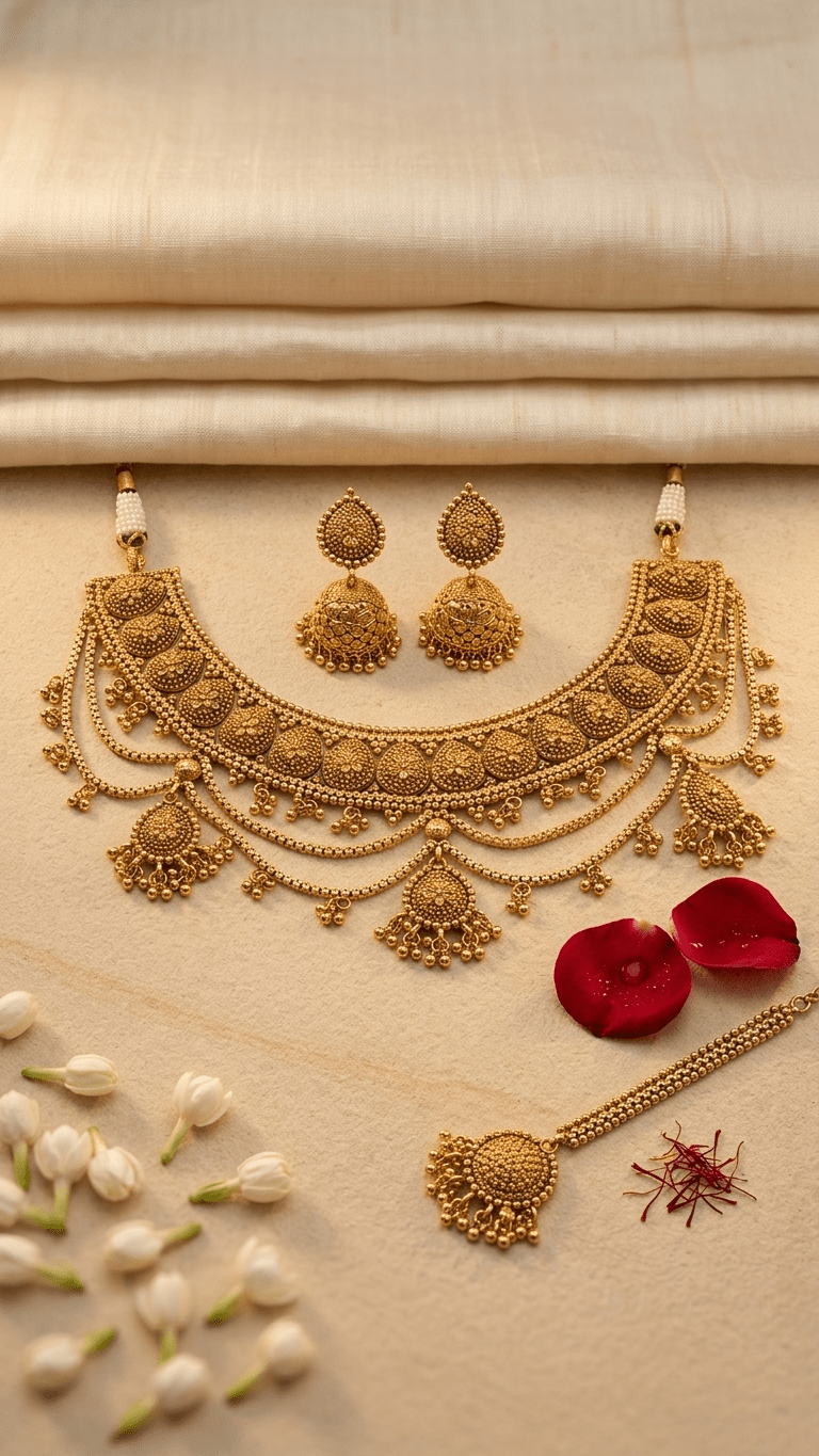 Golden Elegance Set | Ready - to - ship - Touch Of Elegance