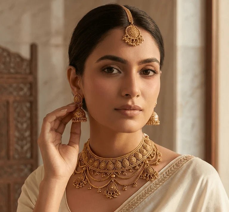 Golden Elegance Set | Ready - to - ship - Touch Of Elegance