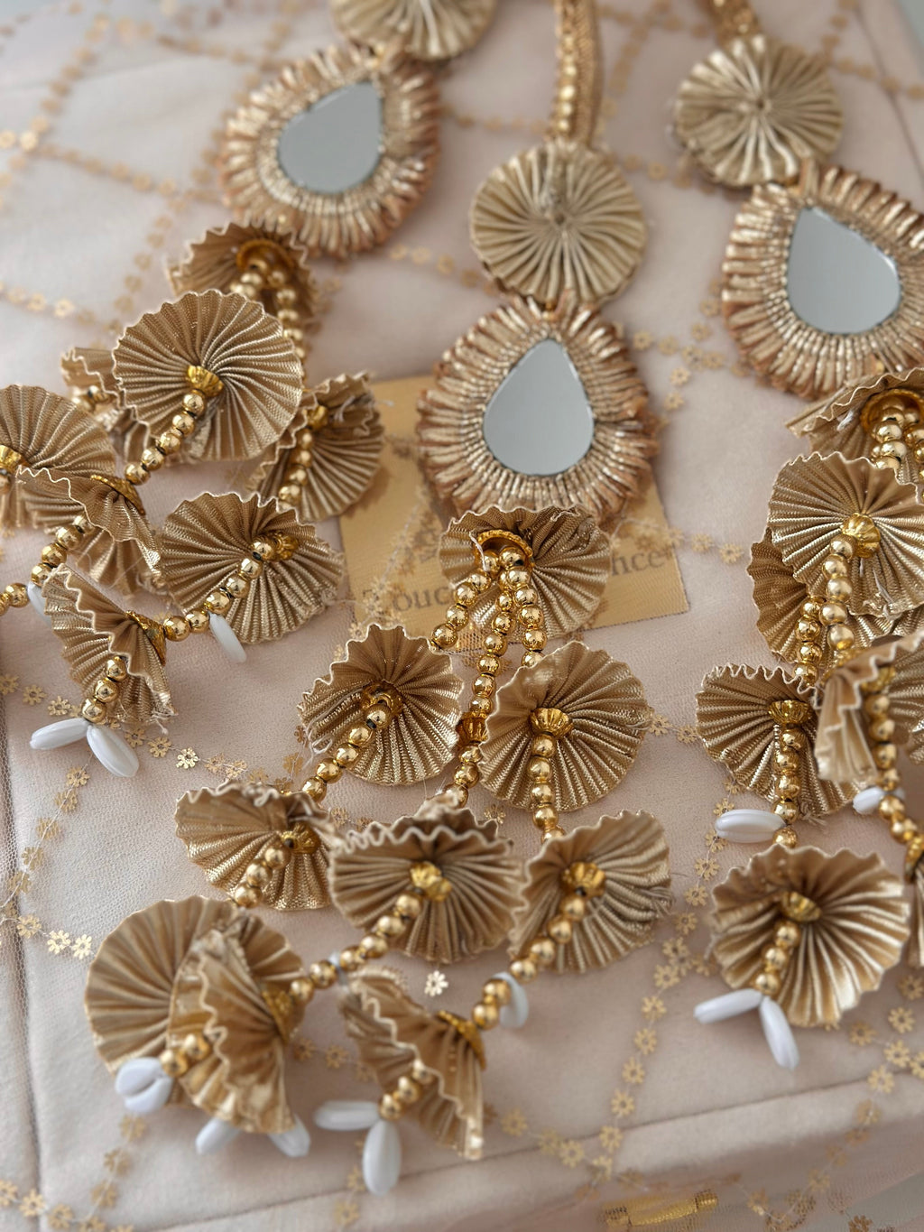 Golden Mirror Parandi | Ready - to - ship - Touch Of Elegance