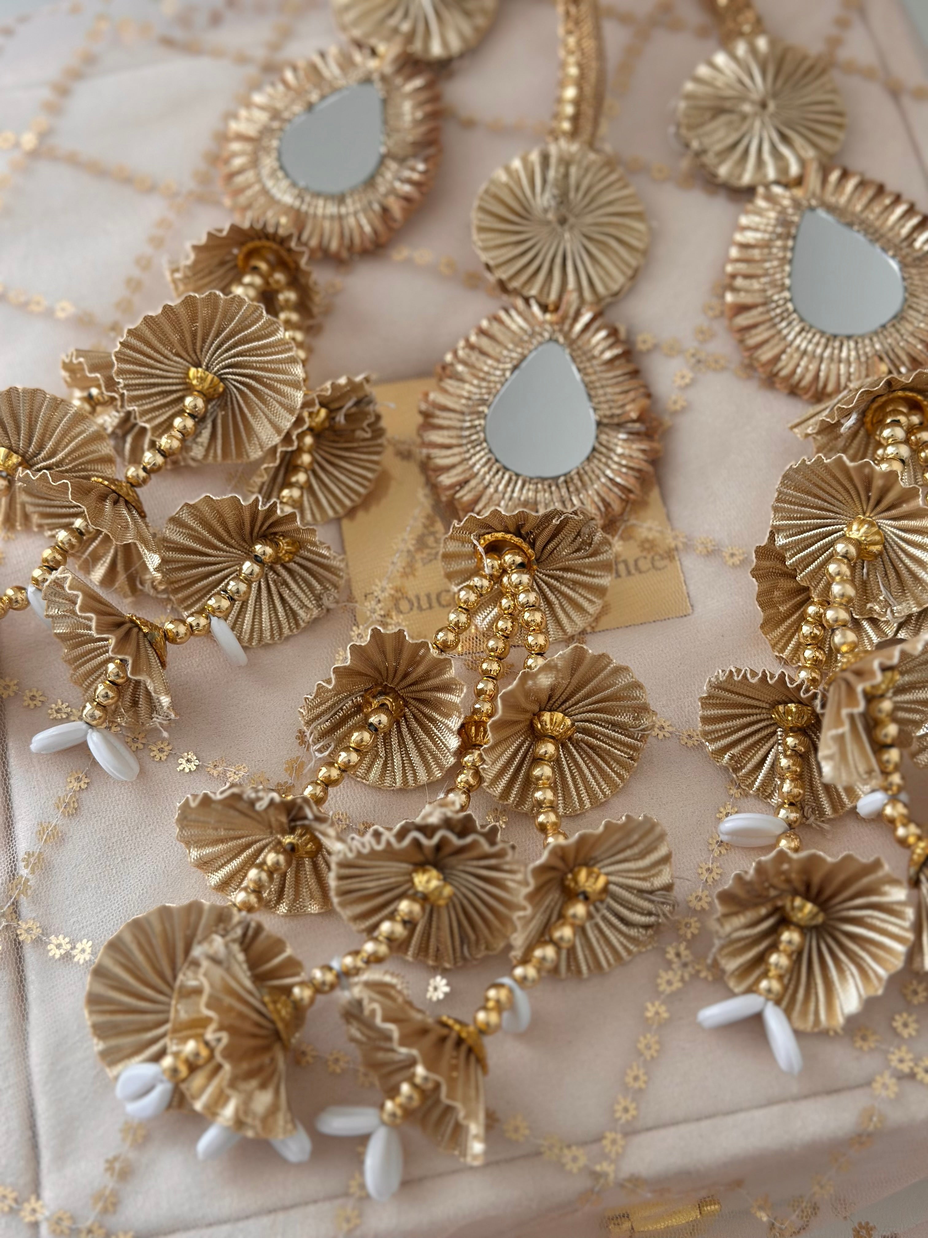 Golden Mirror Parandi | Ready - to - ship - Touch Of Elegance