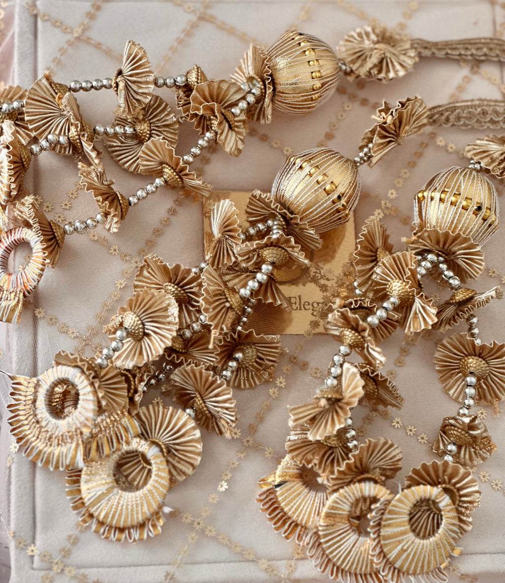 Golden Parandi | Ready - to - ship - Touch Of Elegance