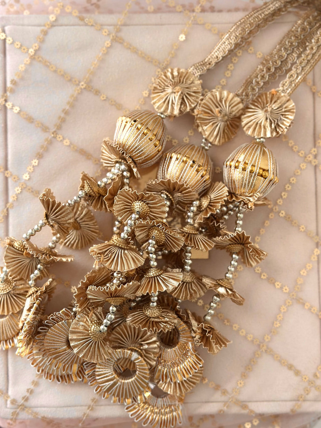 Golden Parandi | Ready - to - ship - Touch Of Elegance