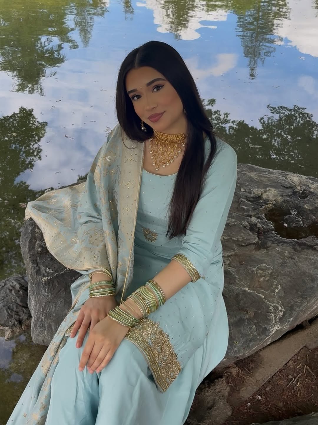 Golden Pearl Set | Ready - to - ship - Touch Of Elegance